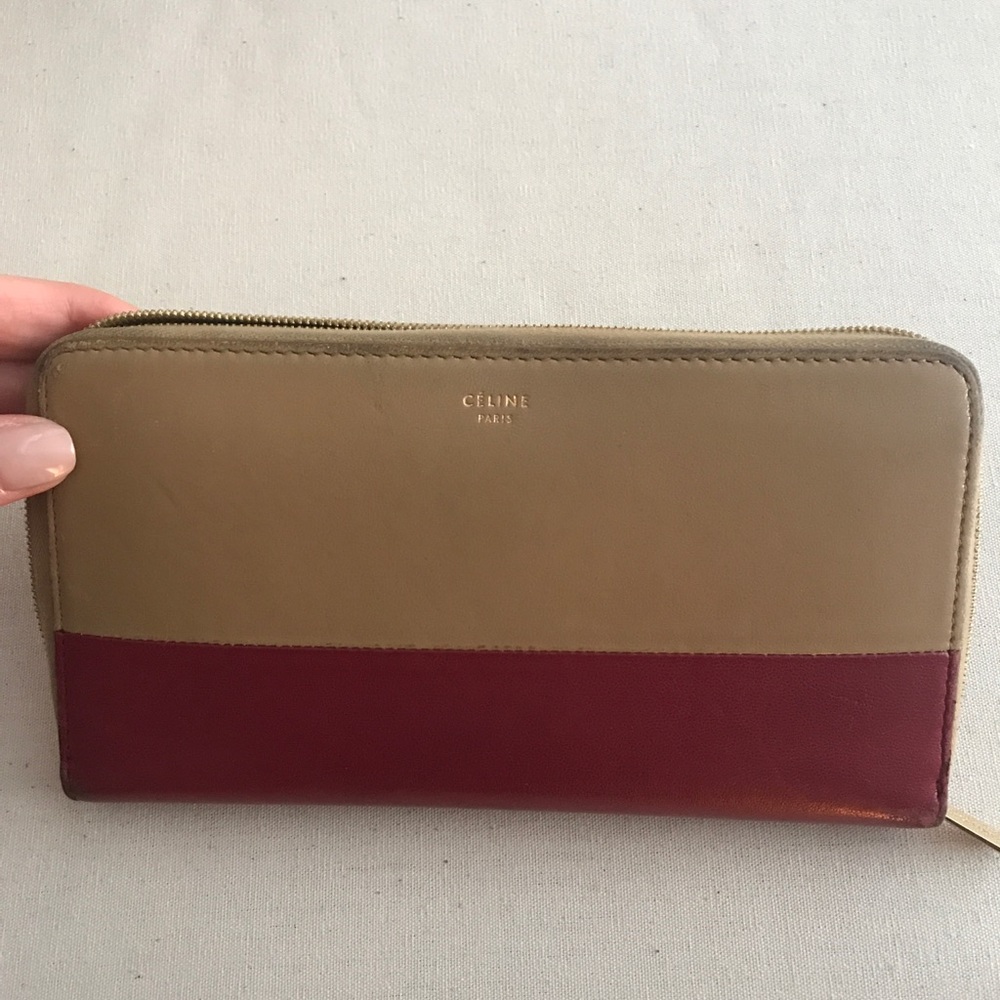 Celine Colorblock Wallet - Picture 2 of 7